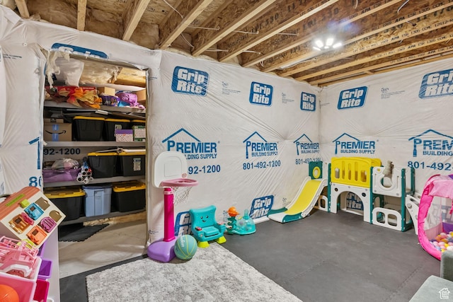 4982 N Goosefoot Dr Unit 51, Eagle Mountain, UT 84005 - playroom featuring concrete floors