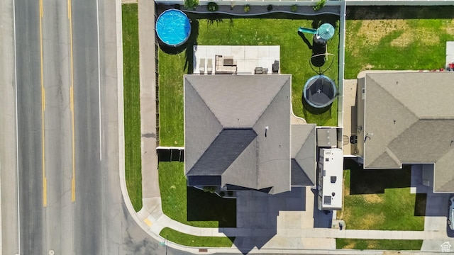 4982 N Goosefoot Dr Unit 51, Eagle Mountain, UT 84005 - drone / aerial view of a pool