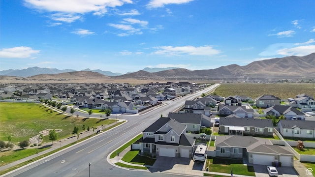 4982 N Goosefoot Dr Unit 51, Eagle Mountain, UT 84005 - aerial perspective of suburban area with mountains