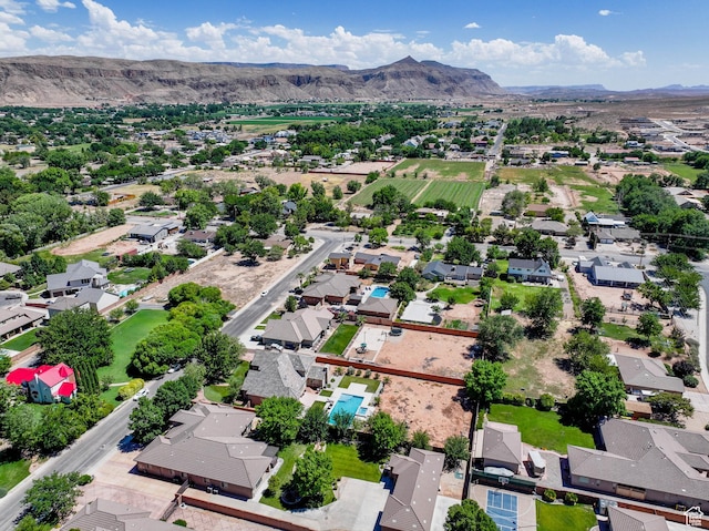 358 S 1040 W, Hurricane, UT 84737 - aerial perspective of suburban area featuring mountains