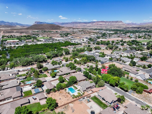 358 S 1040 W, Hurricane, UT 84737 - aerial perspective of suburban area with a mountainous background