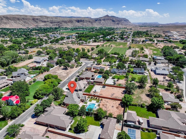 358 S 1040 W, Hurricane, UT 84737 - aerial view of residential area featuring a mountain backdrop