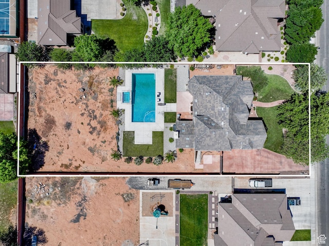 358 S 1040 W, Hurricane, UT 84737 - view of property location with property boundaries highlighted and a pool