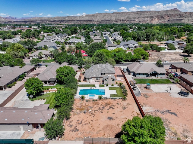 358 S 1040 W, Hurricane, UT 84737 - aerial view of property and surrounding area with nearby suburban area and a mountainous background
