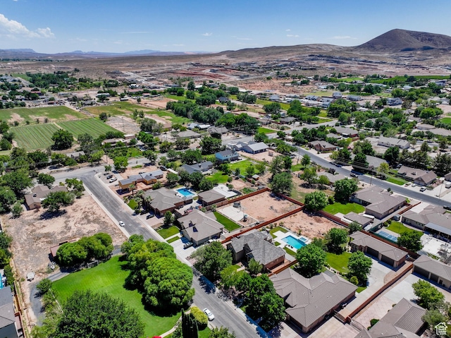 358 S 1040 W, Hurricane, UT 84737 - aerial view of residential area with a mountain backdrop