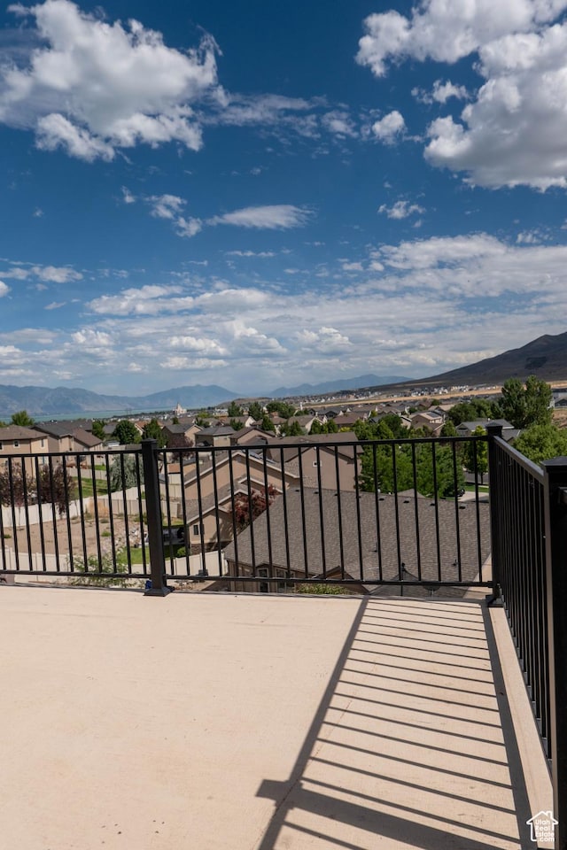 4636 E Ponderosa Way, Eagle Mountain, UT 84005 - balcony featuring a mountain view