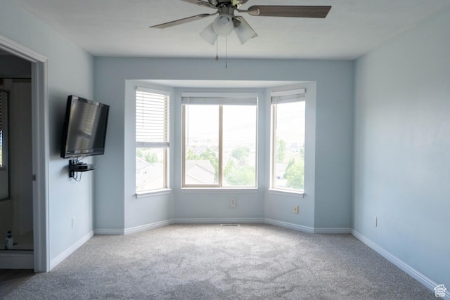 4636 E Ponderosa Way, Eagle Mountain, UT 84005 - unfurnished room featuring carpet floors and a ceiling fan