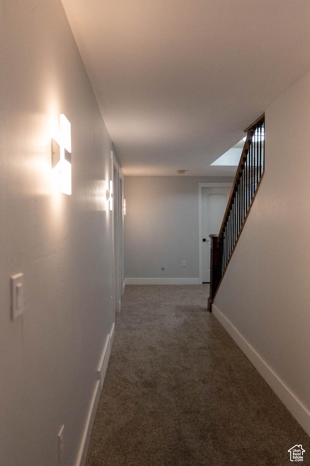 4636 E Ponderosa Way, Eagle Mountain, UT 84005 - hall with carpet floors and stairs