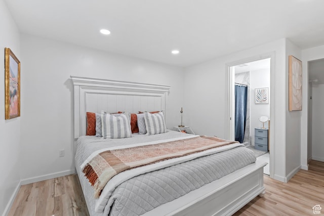 8378 S Sycamore Tree Cv E, Sandy, UT 84094 - bedroom with light wood-type flooring and recessed lighting