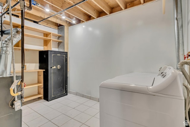 3697 Wagon Wheel Way, Park City, UT 84098 - laundry area with independent washer and dryer and light tile patterned floors