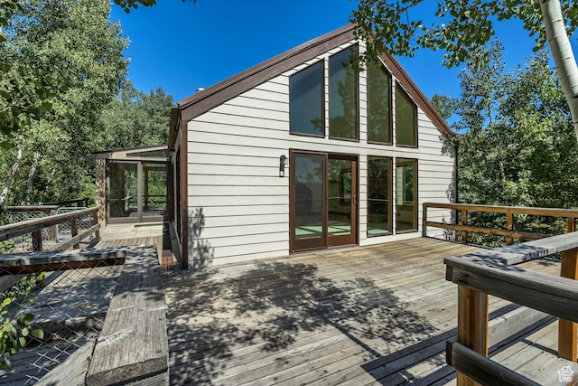 3697 Wagon Wheel Way, Park City, UT 84098 - deck with a sunroom