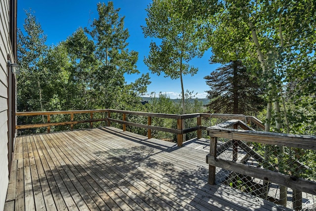 3697 Wagon Wheel Way, Park City, UT 84098 - view of wooden deck