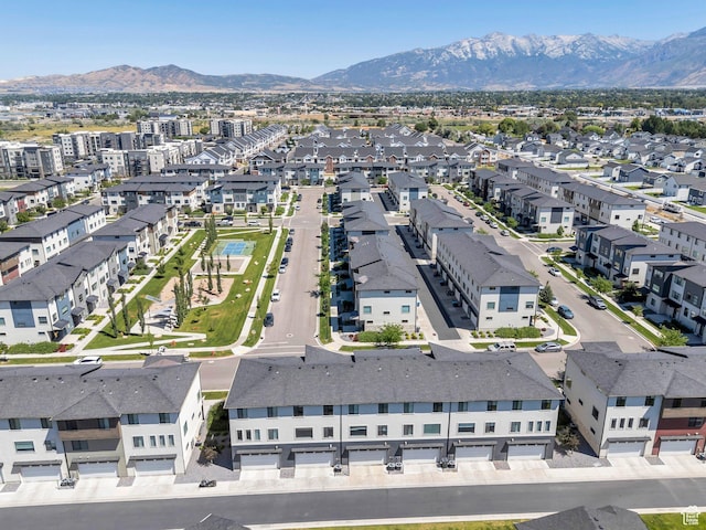 753 W Crystal Creek Rd, American Fork, UT 84003 - aerial view of residential area with a mountainous background