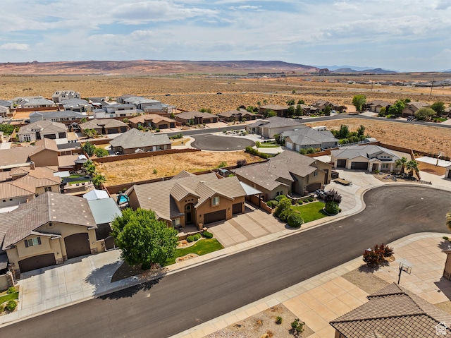 4323 W 2650th Cir S, Hurricane, UT 84737 - aerial view of residential area featuring a mountainous background