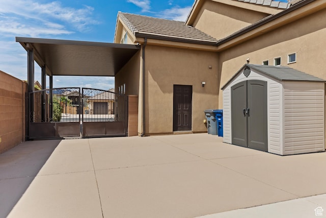 4323 W 2650th Cir S, Hurricane, UT 84737 - entrance to property featuring a gate and stucco siding