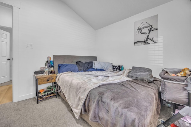 450 E 32 S, Ogden, UT 84401 - bedroom featuring lofted ceiling and carpet flooring