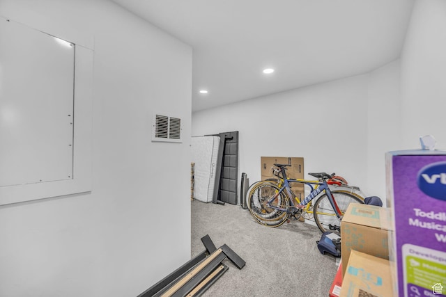 450 E 32 S, Ogden, UT 84401 - exercise area with carpet and recessed lighting