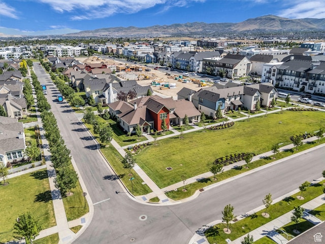 5103 W Black Twig Dr, South Jordan, UT 84009 - aerial view of residential area featuring a mountainous background