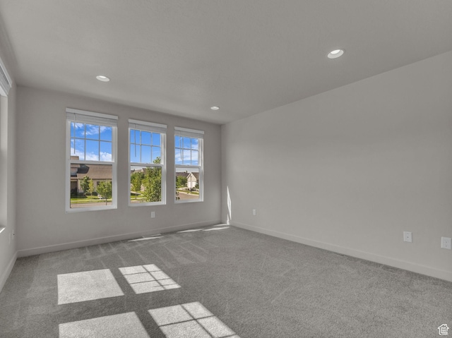 5103 W Black Twig Dr, South Jordan, UT 84009 - carpeted empty room with recessed lighting and baseboards