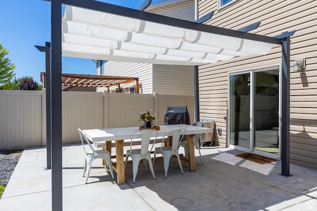 1012 N Cambria Dr, North Salt Lake, UT 84054 - view of patio / terrace featuring a pergola and outdoor dining space
