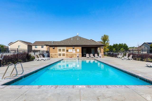1012 N Cambria Dr, North Salt Lake, UT 84054 - community pool with a patio area