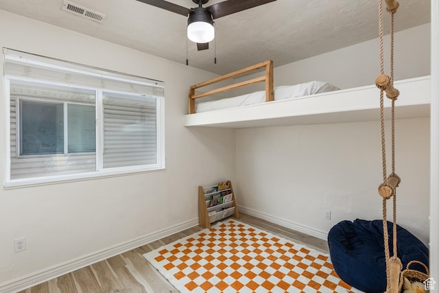 1012 N Cambria Dr, North Salt Lake, UT 84054 - bedroom featuring light wood-style floors and ceiling fan