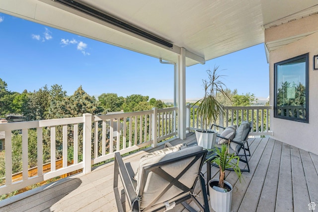 1044 S Terrace Dr E, Bountiful, UT 84010 - view of wooden deck