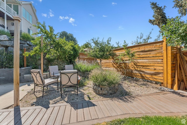1044 S Terrace Dr E, Bountiful, UT 84010 - view of wooden deck