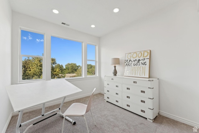 1044 S Terrace Dr E, Bountiful, UT 84010 - office area featuring light colored carpet and recessed lighting