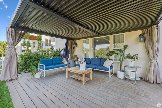 1044 S Terrace Dr E, Bountiful, UT 84010 - wooden terrace with an outdoor hangout area