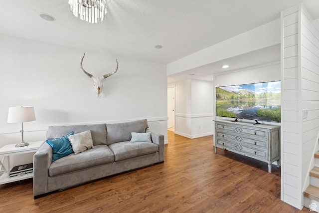 1044 S Terrace Dr E, Bountiful, UT 84010 - living room with wood finished floors and recessed lighting