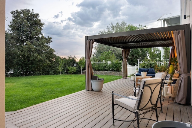 1044 S Terrace Dr E, Bountiful, UT 84010 - wooden deck featuring a lawn