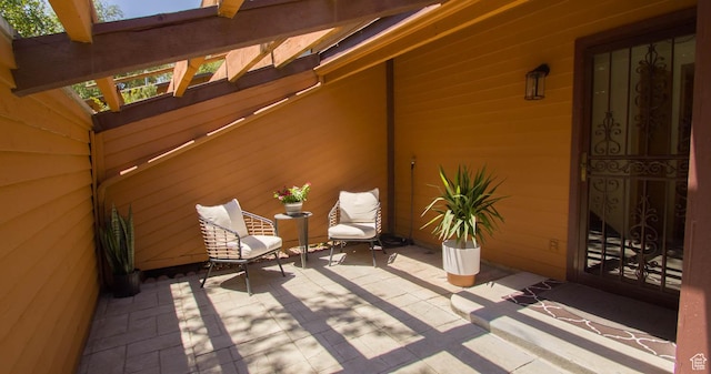 558 E 2025 N, North Ogden, UT 84414 - view of patio / terrace with a pergola
