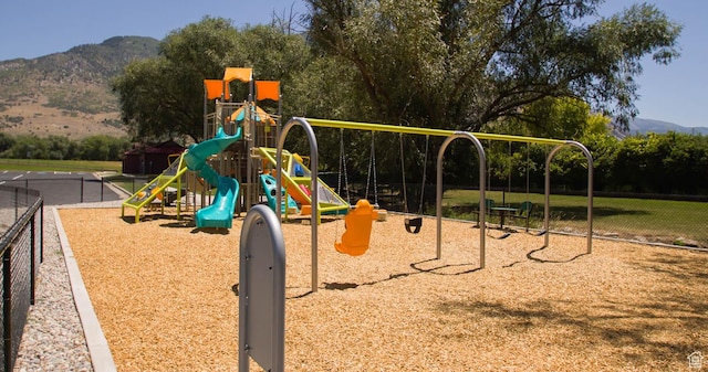 558 E 2025 N, North Ogden, UT 84414 - communal playground featuring a mountain view