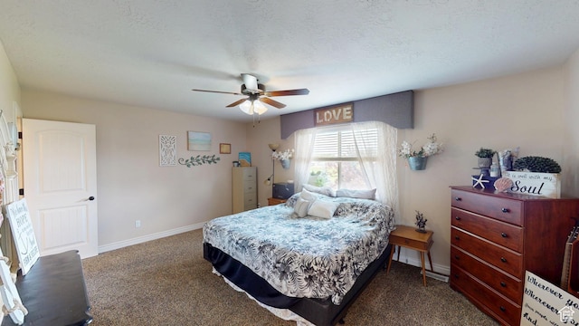 1605 W 1400 S, Vernal, UT 84078 - bedroom with carpet and a ceiling fan