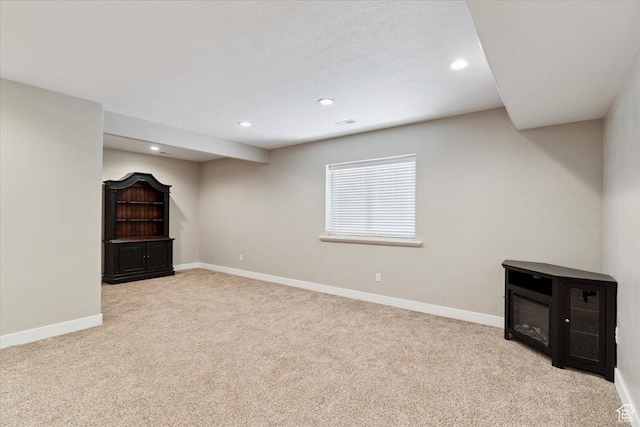 2681 E Sunshine Ct S, South Weber, UT 84405 - basement featuring carpet flooring and recessed lighting