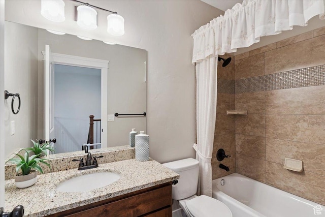 2681 E Sunshine Ct S, South Weber, UT 84405 - bathroom with vanity and shower / tub combo