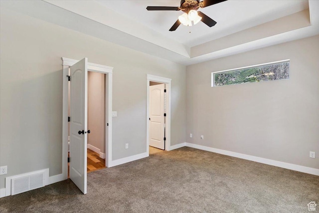2681 E Sunshine Ct S, South Weber, UT 84405 - unfurnished bedroom with carpet floors and a ceiling fan