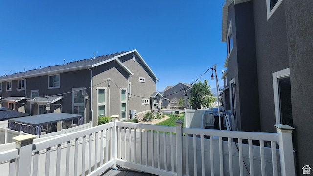4442 W Hill Shadow Way S, Herriman, UT 84096 - balcony featuring a residential view