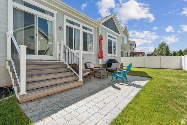1076 S Meadow Walk Ln, Heber City, UT 84032 - view of patio / terrace with entry steps