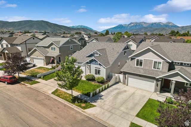 1076 S Meadow Walk Ln, Heber City, UT 84032 - aerial view of residential area featuring mountains