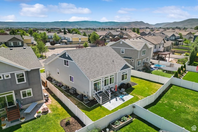 1076 S Meadow Walk Ln, Heber City, UT 84032 - aerial perspective of suburban area with mountains