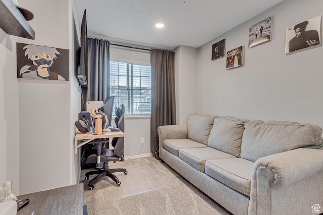3699 S Botticelli Ct Unit C, Salt Lake City, UT 84119 - carpeted office space with recessed lighting and baseboards