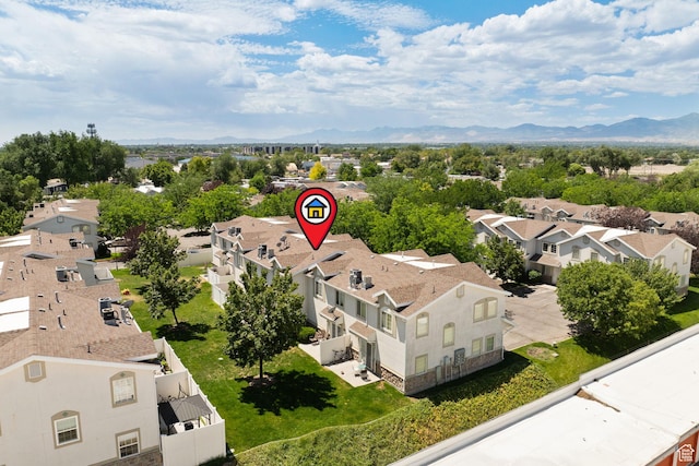 3699 S Botticelli Ct Unit C, Salt Lake City, UT 84119 - aerial perspective of suburban area with a mountainous background