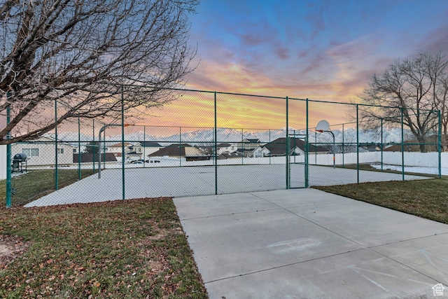 3699 S Botticelli Ct Unit C, Salt Lake City, UT 84119 - view of tennis court featuring community basketball court