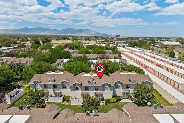 3699 S Botticelli Ct Unit C, Salt Lake City, UT 84119 - aerial perspective of suburban area featuring a mountainous background