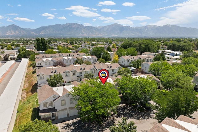 3699 S Botticelli Ct Unit C, Salt Lake City, UT 84119 - aerial perspective of suburban area with mountains