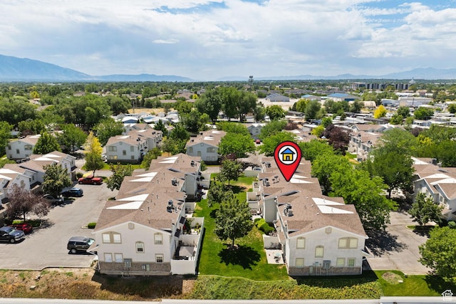 3699 S Botticelli Ct Unit C, Salt Lake City, UT 84119 - aerial view of residential area with mountains
