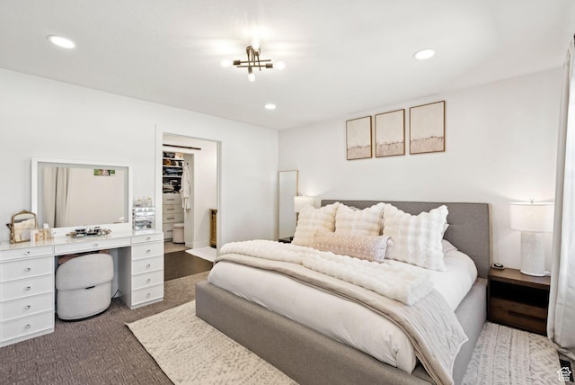 273 N 200 W Unit 1, Kamas, UT 84036 - carpeted bedroom featuring recessed lighting and a desk