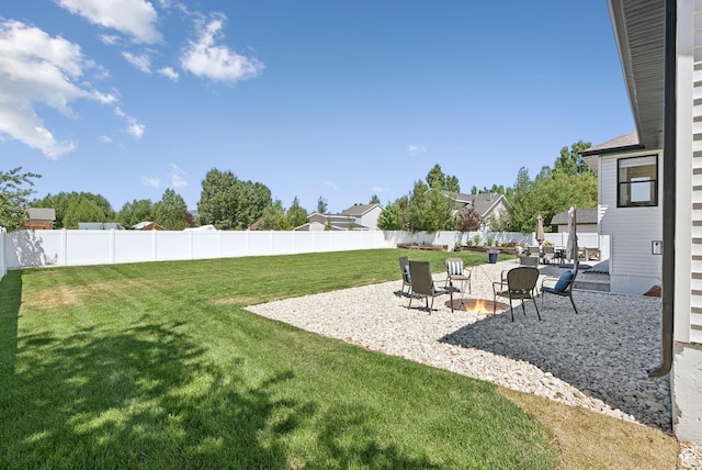 273 N 200 W Unit 1, Kamas, UT 84036 - fenced backyard with a patio area and a residential view